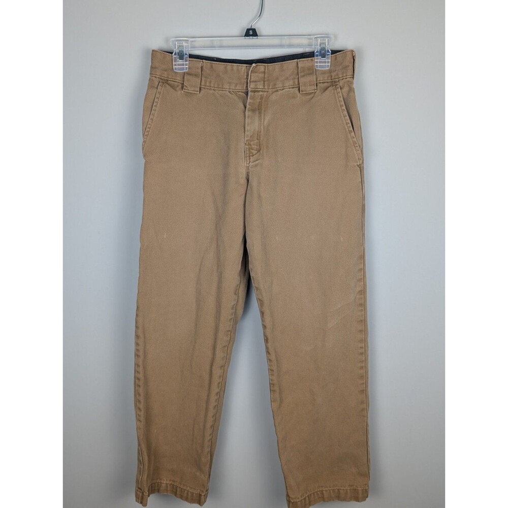 Dickies Men Pants 30x30 Beige Chino Flex Movement Pockets Work Wear Mid Rise